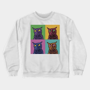 Cat Warhol Style Crewneck Sweatshirt